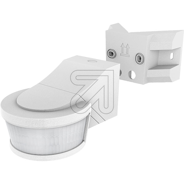 116475-std-01 EGB Bewegungsmelder 270°, weiß mit Unterkriechschutz und Eckmontage-Sockel