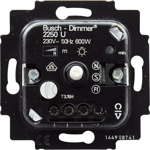 BJ Dimmer-Einsatz Druck-Wechsel 60-600W  2250 U