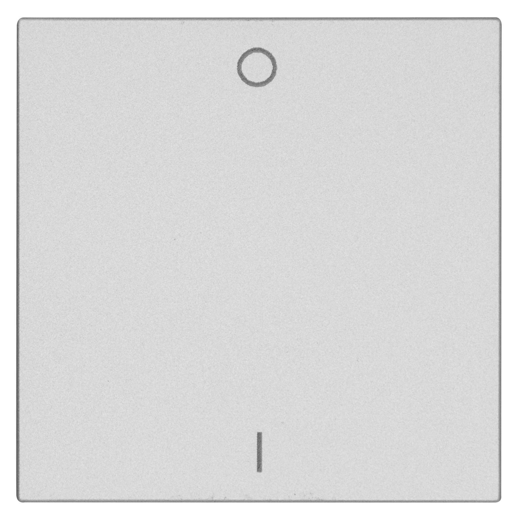 OPUS® 55 Flächenwippe für OPUS BRiDGE und Wandsender-Modul mit I/0 alu - silber - seidenglanz OPUS® 55 Flächenwippe für OPUS BRiDGE und Wandsender-Modul mit I/0 alu - silber - seidenglanz