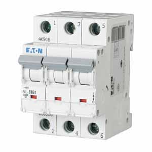 Eaton PXL-B16/3 Leitungsschutzschalter. B16A, 10kA, 3-polig,